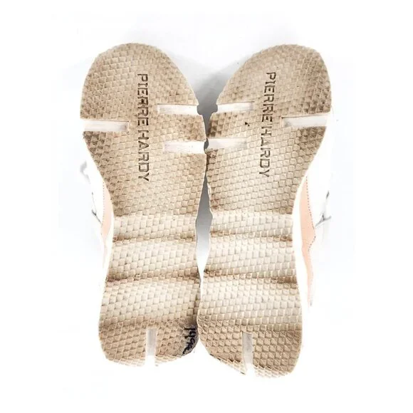 PIERRE HARDY Trek Comet Women's Sneakers White Beige
